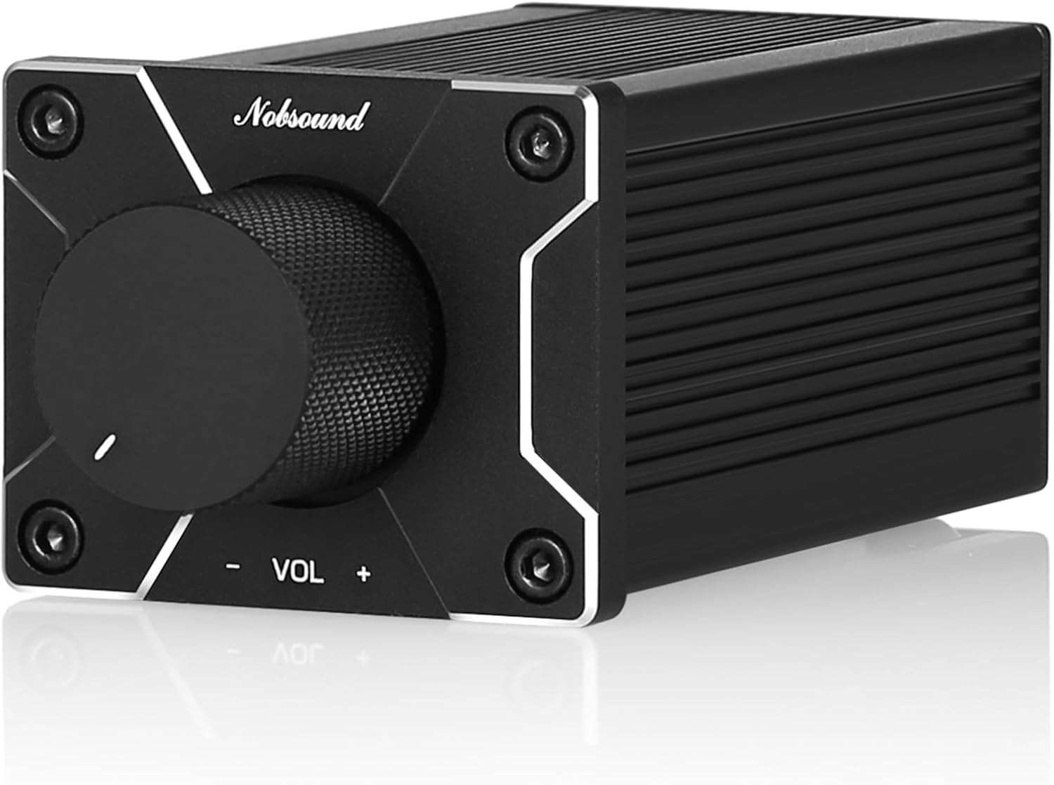 Nobsound High Precision Passive Preamp Volume Controller VOL Control Hifi Preamplifier ALPS (Rca&Hifi Version, Black) image number 3