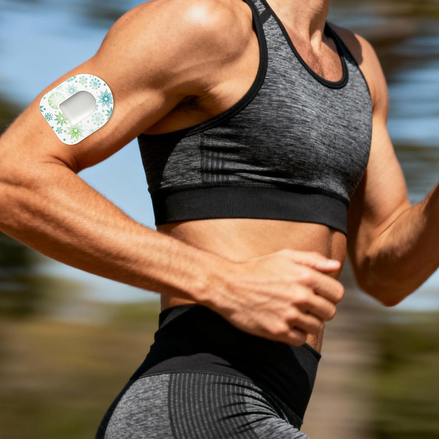 25Pcs Sensor Patches for Omnipod 5, Christmas Adhesive Patches CGM Overpatches Sensor Covers for Omnipod 5 (5 Styles) image number 5