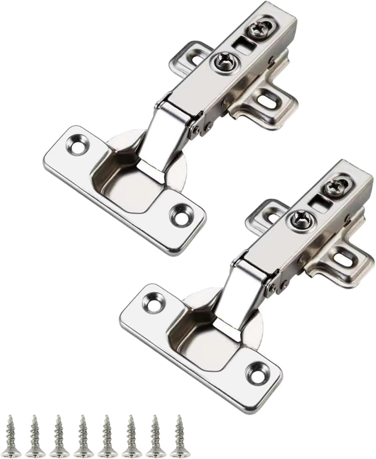 Soft Close Hinge, Cabinet Door Hinges with Gas Lift, 105&deg; Opening Angle, Pot Hinge Diameter 35 Mm,Concealed Kitchen Cabinet Hinges with Screws (2 Pieces) image number 5