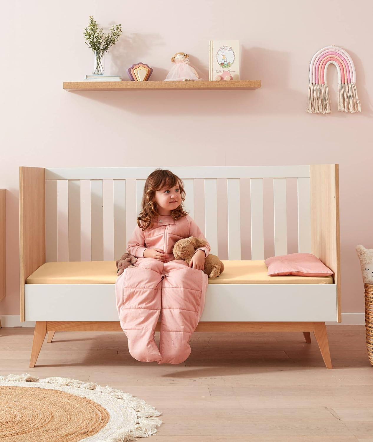 Ergopouch Cot Organic Cotton Fitted Sheet, Wheat image number 3