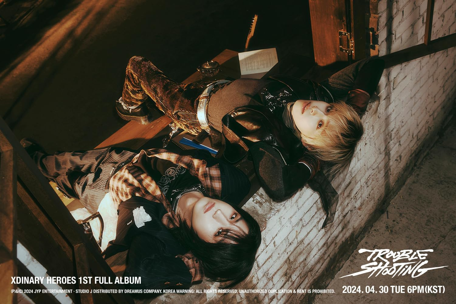 Xdinary Heroes TROUBLESHOOTING 1St Full Album NEMO Random Version Case+1P Lenticular QR Card+12P Photocard+1Ea Sitcker+Tracking Sealed XH