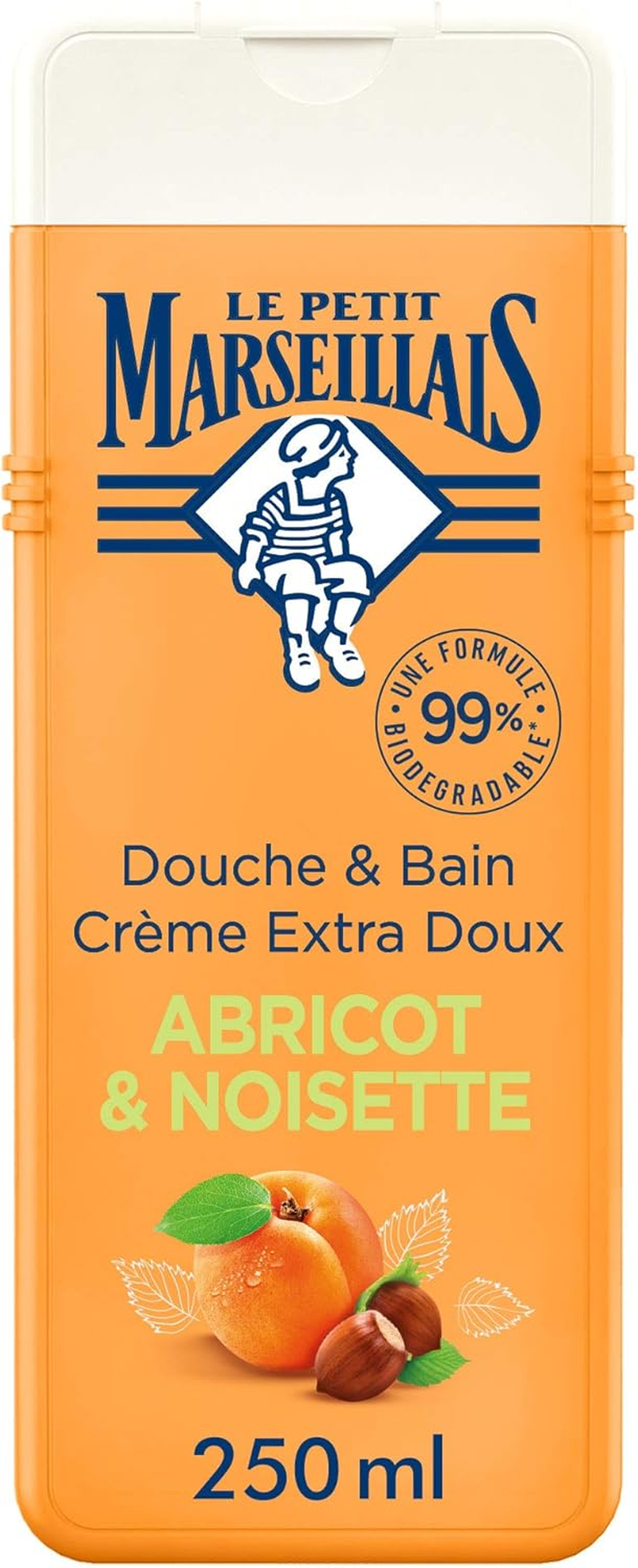 Le Petit Marseillais Extra-Gentle Shower & Bath Cream Apricot & Hazelnut 650Ml image number 3