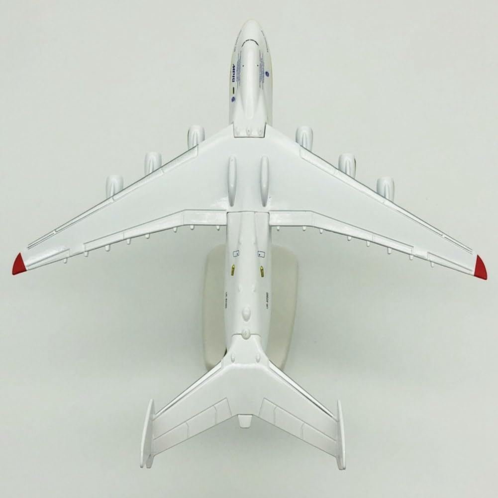 AUJING 1/400 Antonov An-225 Mriya Large Transport Airplane Model, Metal Alloy Aircraft Model Kit for Collecting and Gift, Home Office Decoration