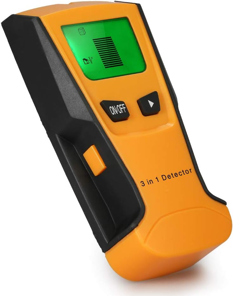 Wall Tester, Stud Finder 3 in 1 Multi-Functional LCD Digital Wall Detector, Metal Wood AC Cable Live Wire Scanner image number 6