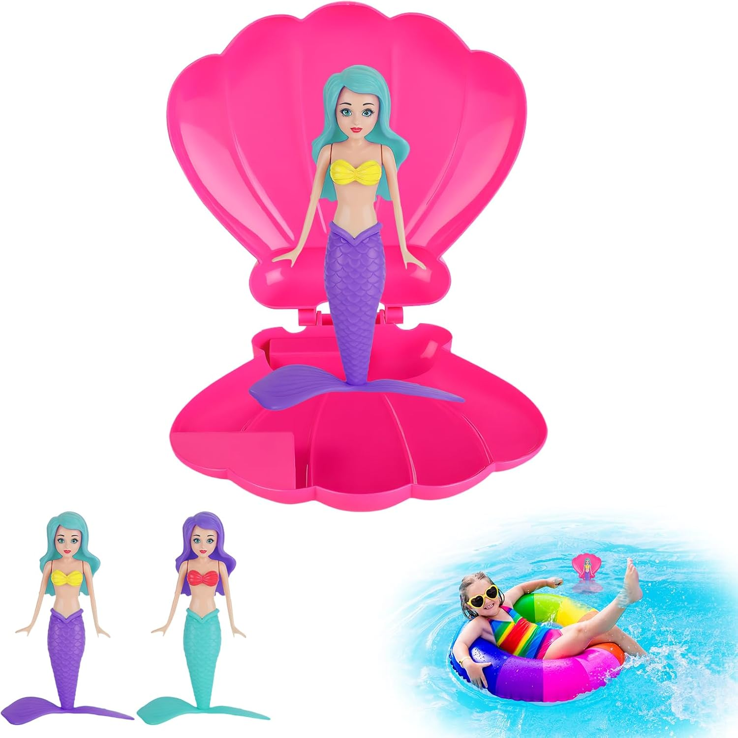 Mermaid Pool Toy 3 Pcs image number 4