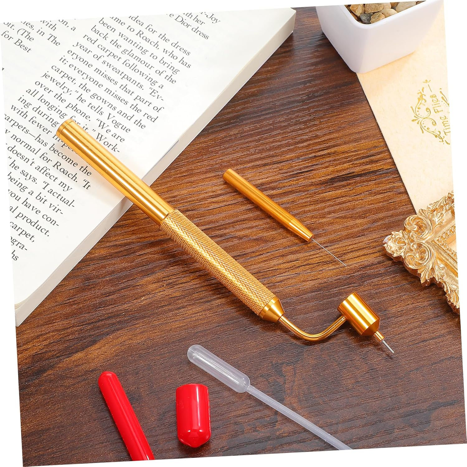 2 Sets Touch up Car Paint Pen Fine Line Scratch Repair Pen Auto Scratch Repair Tool image number 4