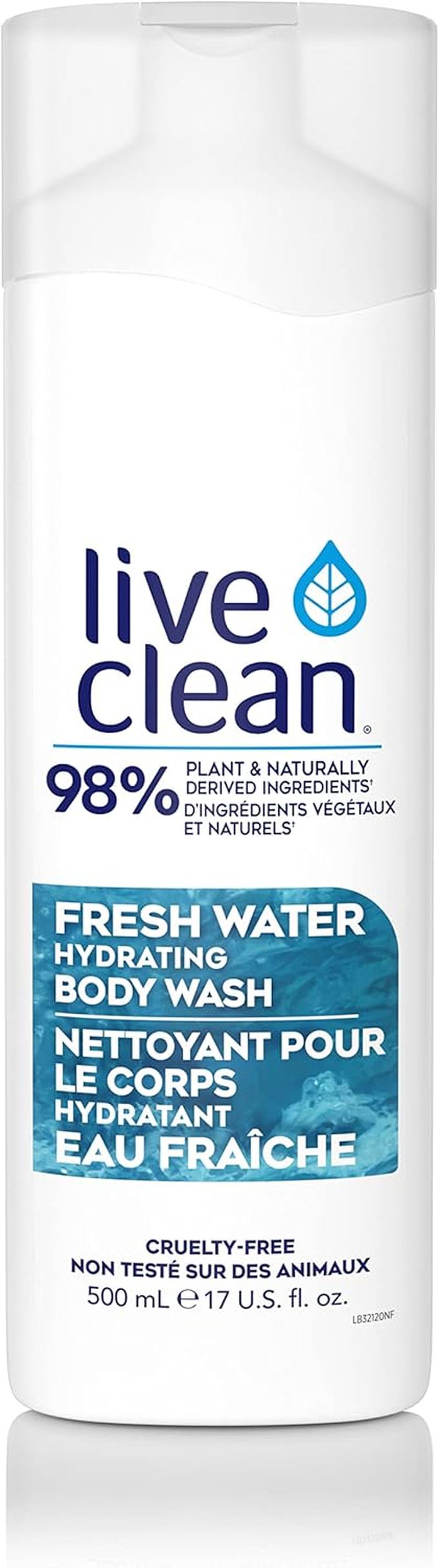 Live Clean Fresh Water Hydrating Body Wash, 17 Fluid Ounce image number 6
