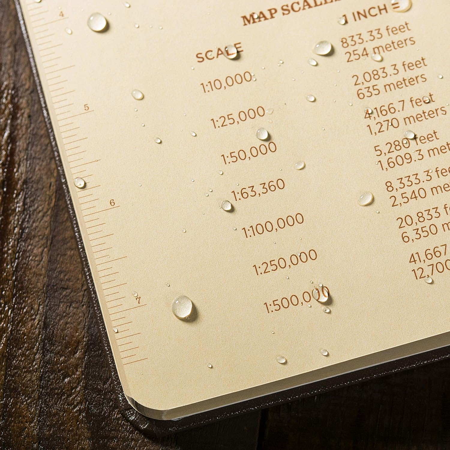 Rite in the Rain Weatherproof Hard Cover Notebook, 4.25" X 6.75", Tan Cover, Universal Pattern (No. 970TF-M) image number 5