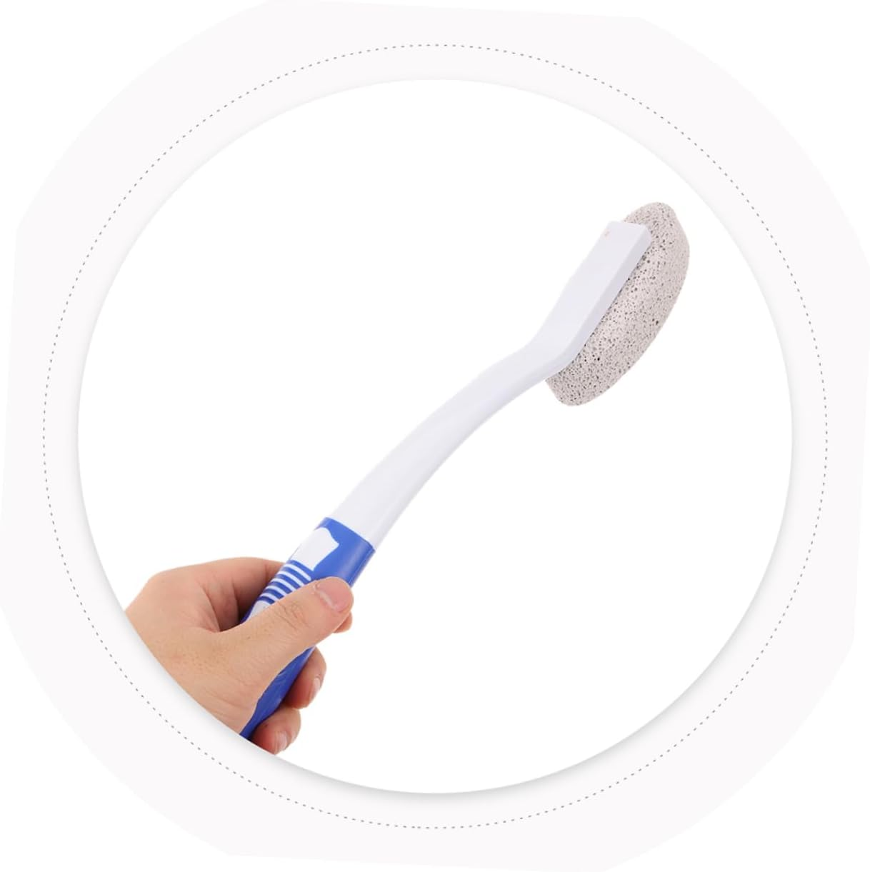 LALADEFIEE 2Pcs Ergonomic Foot File Pumice Stone Callous Remover Tool for Home Professional Use image number 6