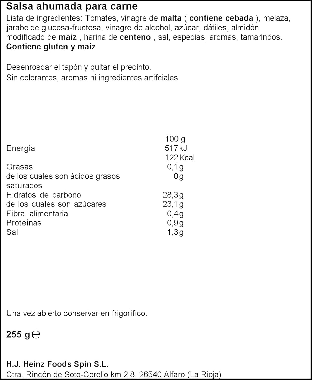 HP the Original Brown Sauce 255 G image number 3