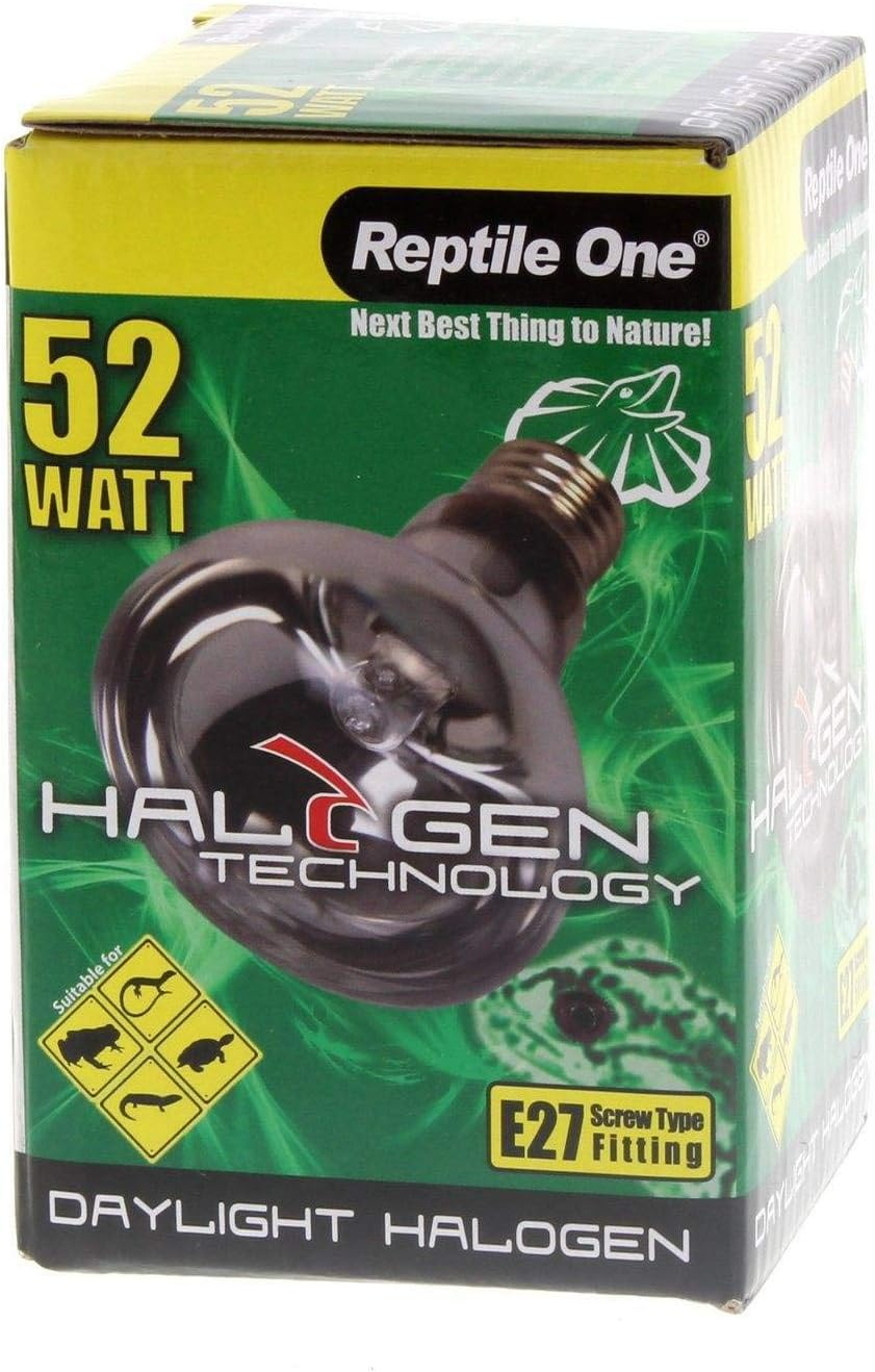 Halogen Heat Lamp Daylight 52W Eqv 75W E27 Kongs Reptile Light Vivarium Health image number 3
