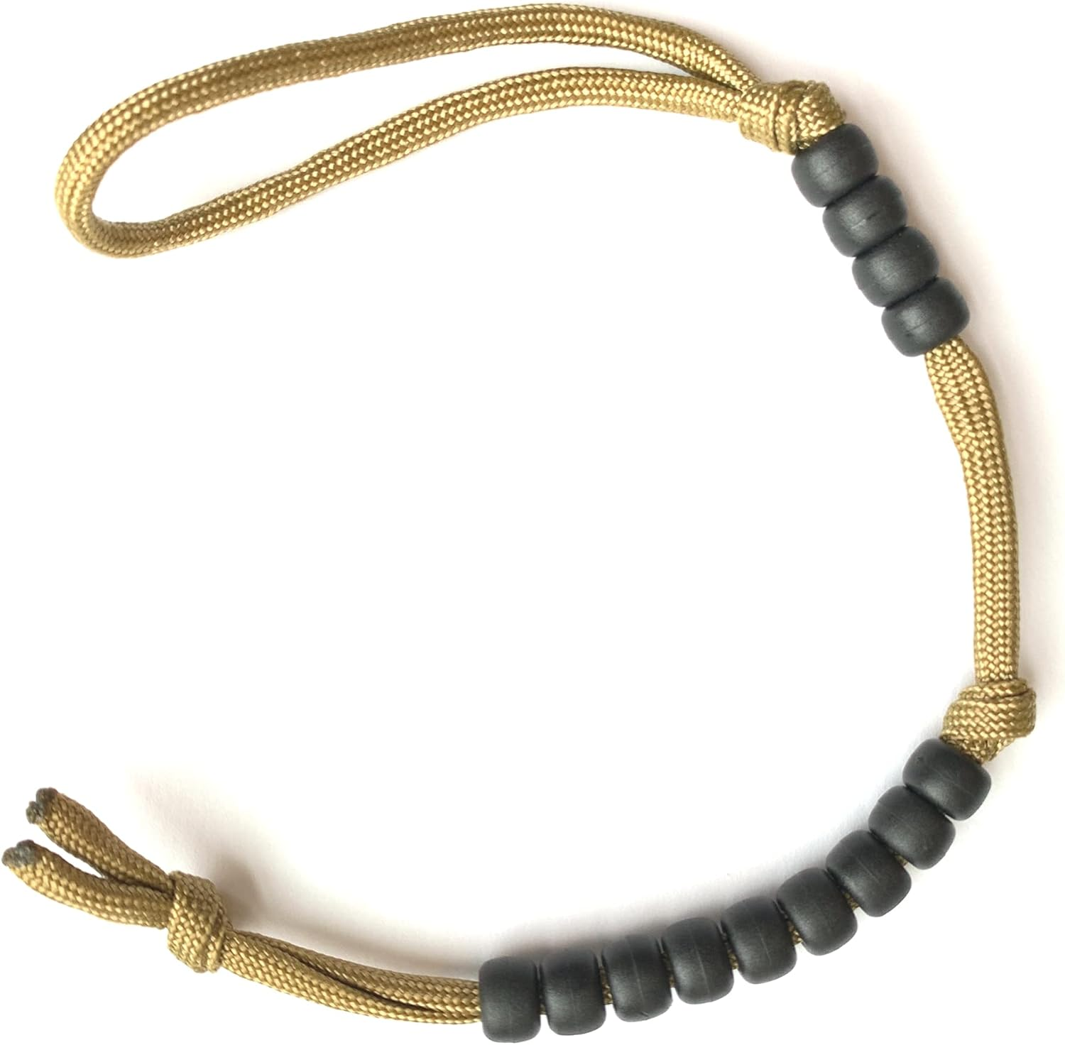 Coyote Brown Pace Counter Matte Black Veteran Made Ranger Beads image number 1