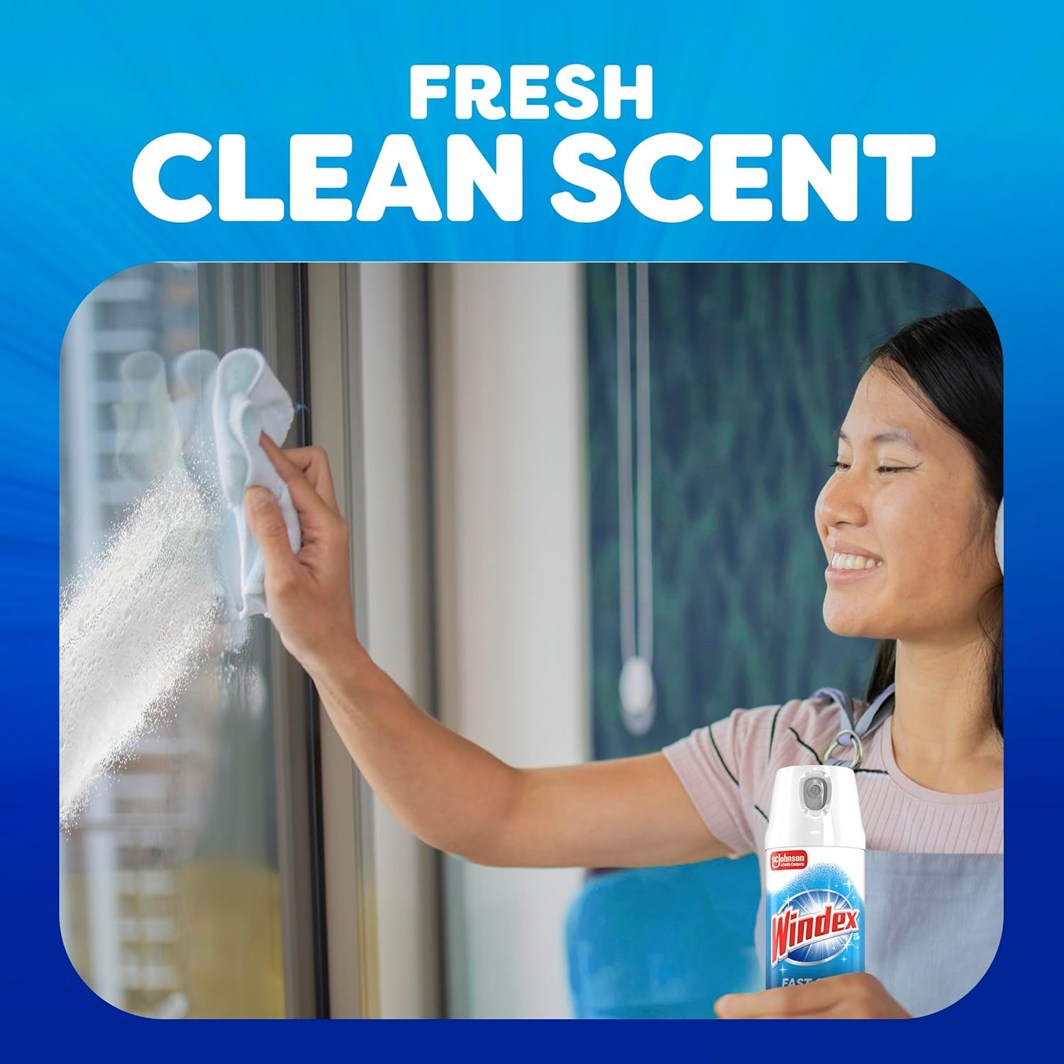 Windex Fast Shine Foam Glass Cleaner 500G &ndash; Clings & Cuts through Dirt, Grime & Smudges, Streak-Free Shine on Numerous Hard Surfaces around the Home image number 4