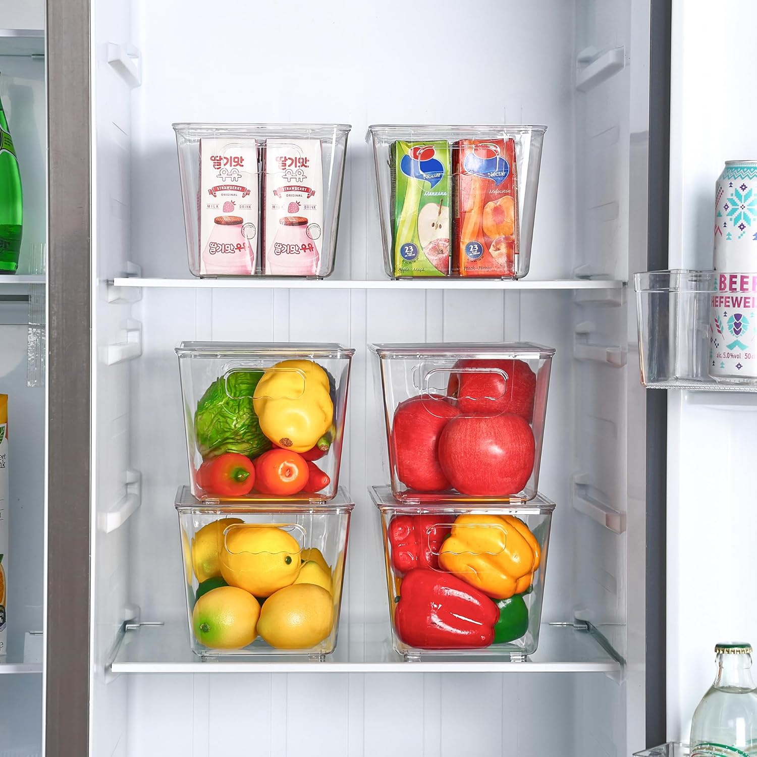 Vtopmart Pack of 4 Mobile Phone Medium Organiser with Lid image number 6