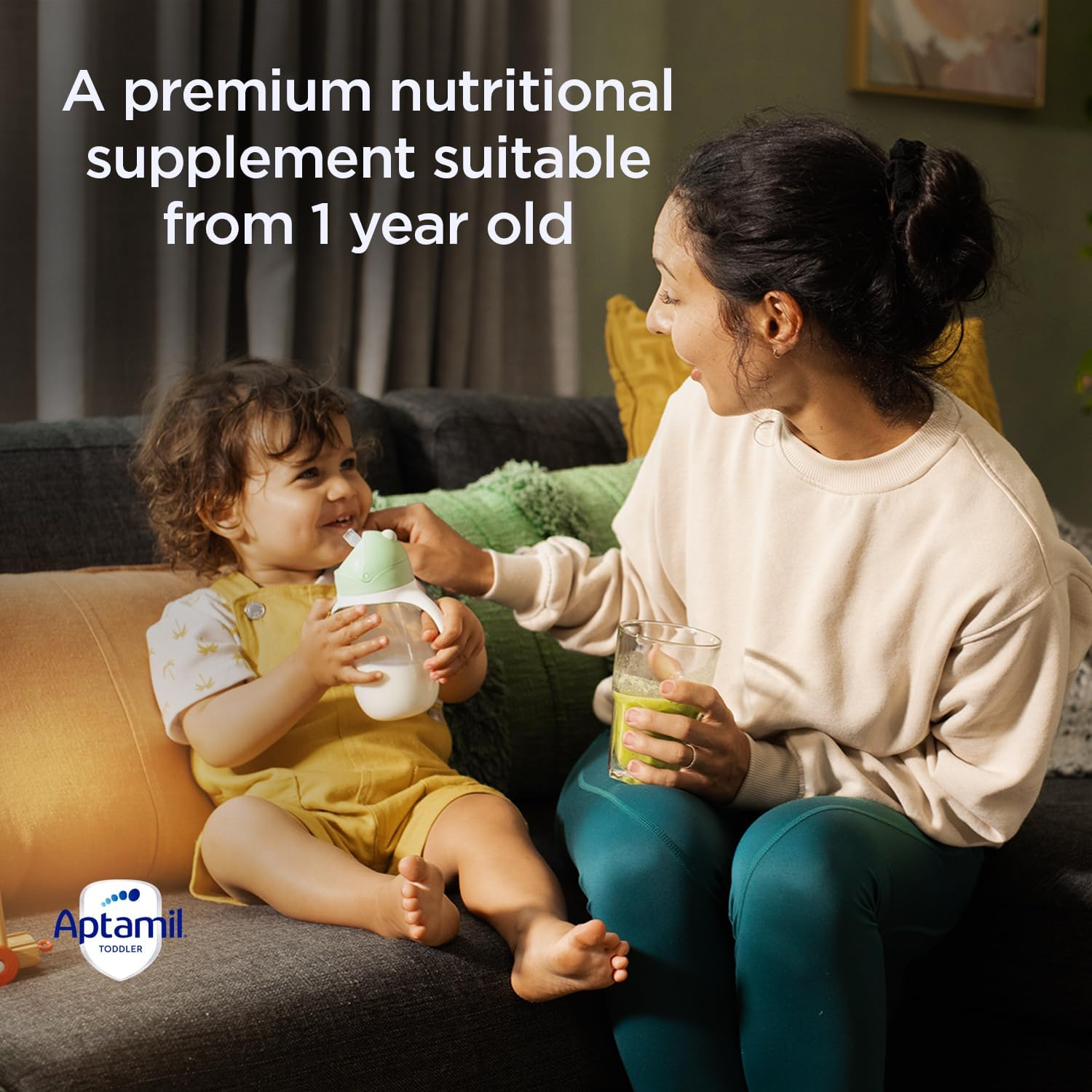 Aptamil Gold+ 3 Premium Toddler Milk Drink, Rich in Essentials Vitamins and Minerals, Toddler Formula with Probiotic & Prebiotic, from 1 Year, Powder Sachets, Easy to Carry on the Go, Pack of 4 image number 3