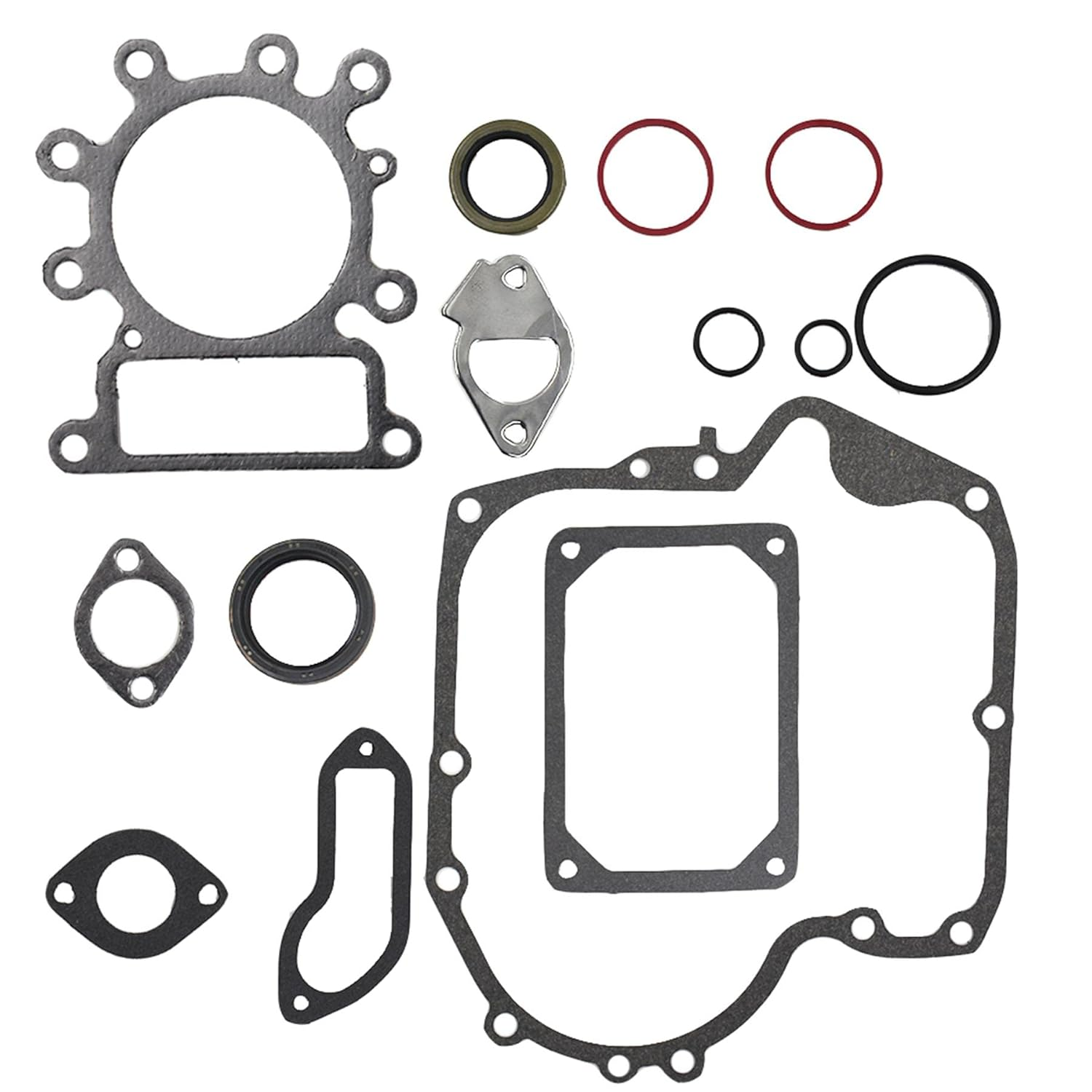796187 Engine Gasket Kit Replacement for Briggs Stratton 794150 792621 697191 Lawn Mower Gasket Set image number 4