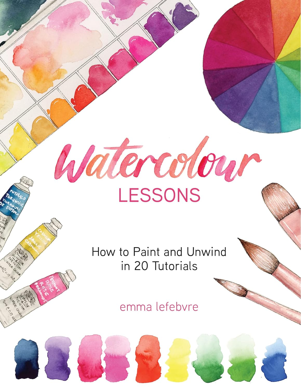 Watercolour Lessons: How to Paint and Unwind in 20 Tutorials (How to Paint with Watercolours for Beginners) image number 1