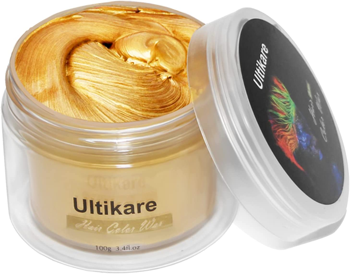 Hair Color Wax, Ultikare Instant Hair Dye Cream Mud Washable Temporary Hair Dye Natural Hairstyle Color Pomade for Party, Cosplay, Halloween