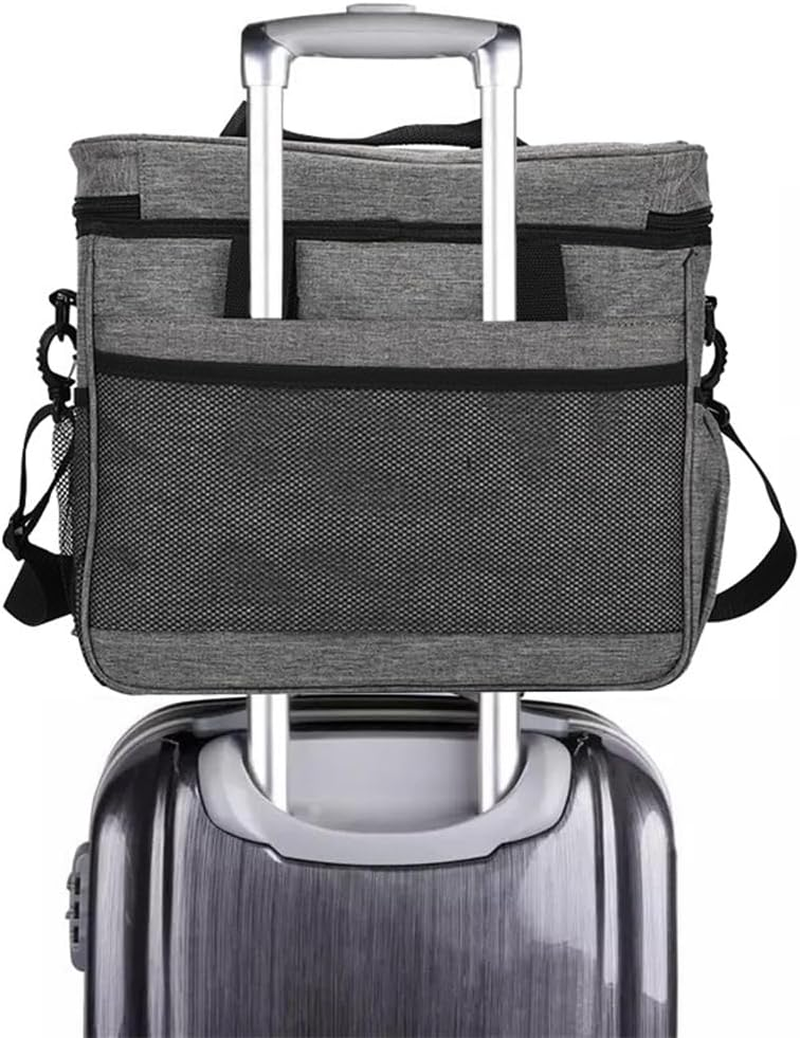 5 PCS Dog Travel Carrier, Dog Travel Bag, Weekend Pet Travel Set for Dog and Cat, Large Pet Journey Kit for Supplies Includes 1 Journey Organizer 2 Food Container Bag and 2 Collapsible Bowl