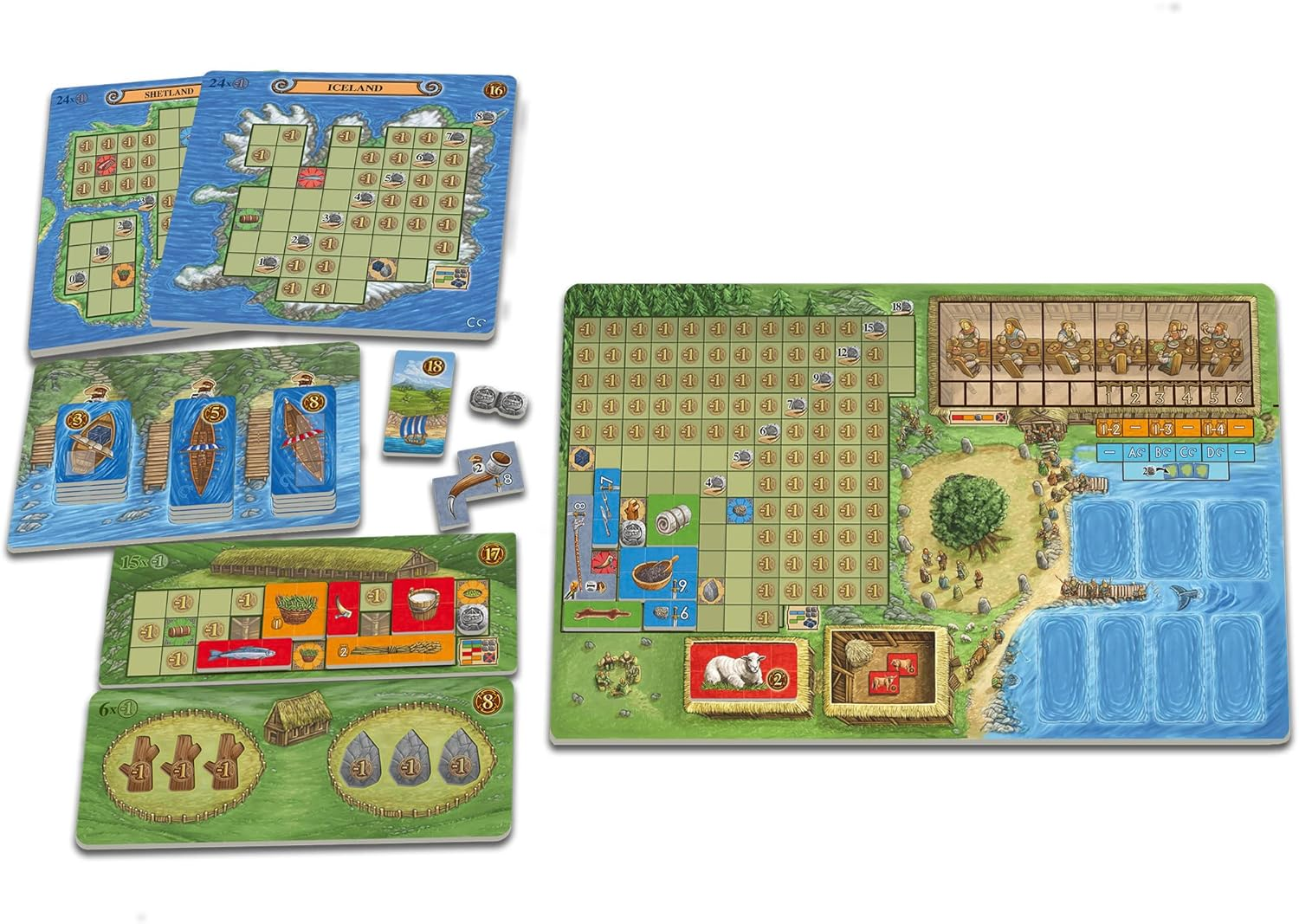 Z-Man Games a Feast for Odin Board Game image number 2
