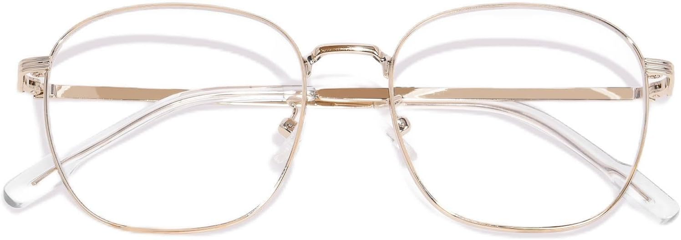 OPTOFENDY Oversized Blue Light Blocking Glasses for Women, anti Eyestrain & UV Protection Square Computer Eyeglasses