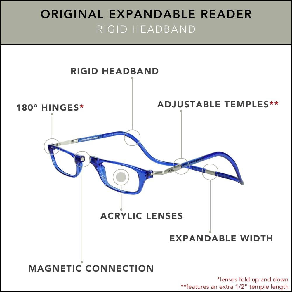 Clic XXL Magnetic Front Connection Reading Glasses
