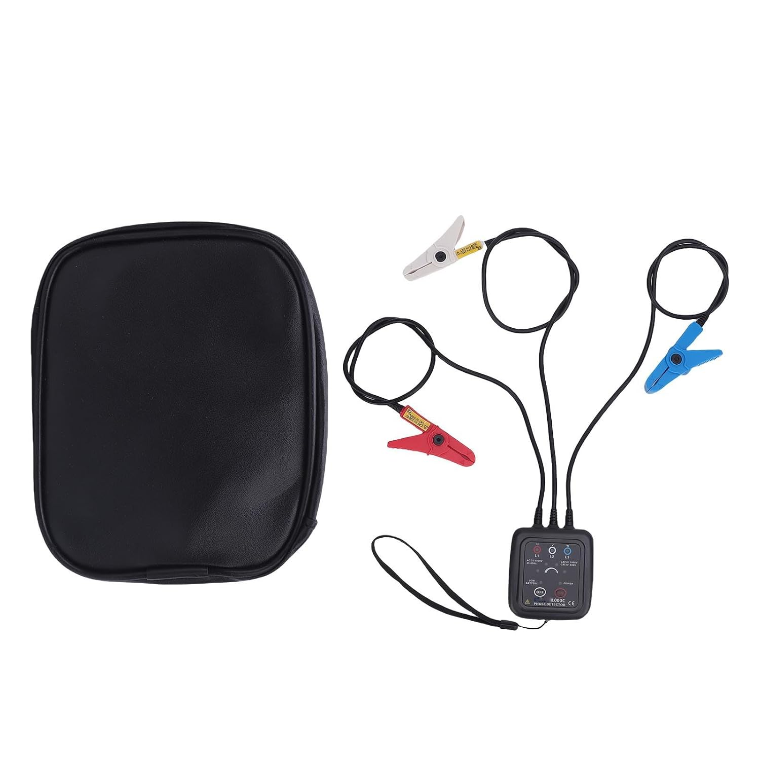 Pyhodi Noncontact Phase Sequence Tester, AC 70V- Manufacturer Direct Phase Rotation Meter, 5.4Kvrms Insulation Strength Non Touch Phaseing Rotation Meter image number 2