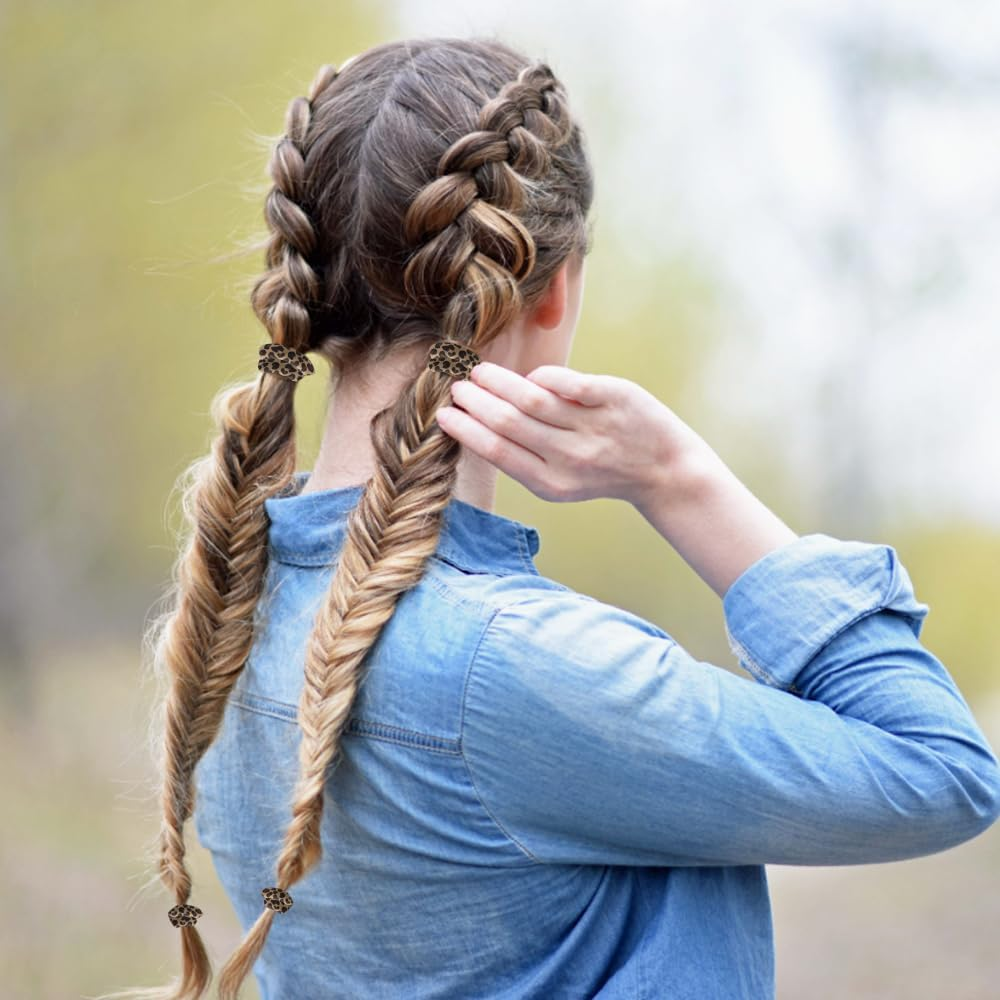 GIDWRIY Pack of 30 Women'S Hair Scrunchies, Hair Bands for Thin Hair, Braid Holder, Elastic, Hair Ties for Women, Hair Elastic Band, Soft, Hair Bobbles Girls Scrunchies for Women, Curly Straight Hair image number 6