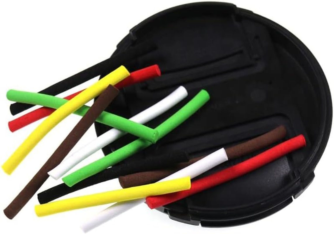 GREATFISHING 18PC 6 Colors 3 Size Choice Terrestrial Fly Tying Parachute Post Foam Cylinder for Dry Fly Tying Stimulator Grass Hopper Beetle Spider Fly Tying Materials image number 3