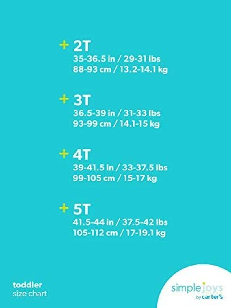 Simple Joys by Carter'S Baby Boys' 3-Pack Short-Sleeve Tee Shirts