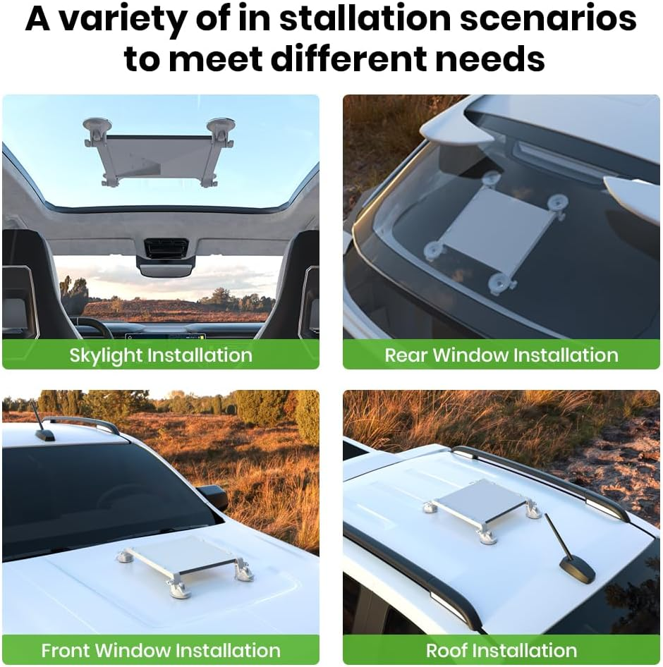 Starlink Mini Sunroof Suction Cup Mount,Starlink Mini Mount,Starlink Mini Roof Mount, Starlink Mini Mounting Kit for Sunroof/Front Window/Rear Window/Roof