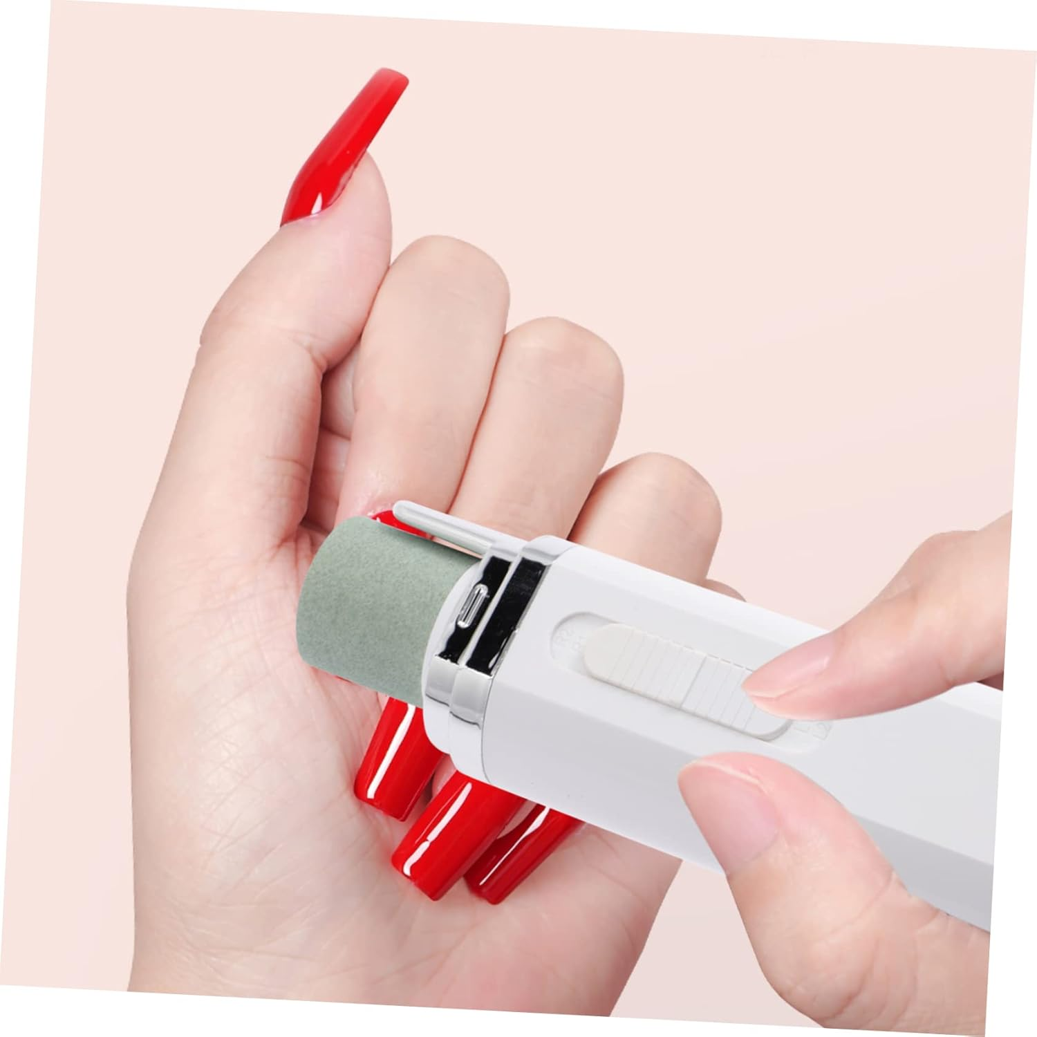 LOLIPPYY Electric Nail Drill Machine for Manicure Pedicure Portable Polishing Tool with Long Usage Life for Home Travel for Nails image number 1