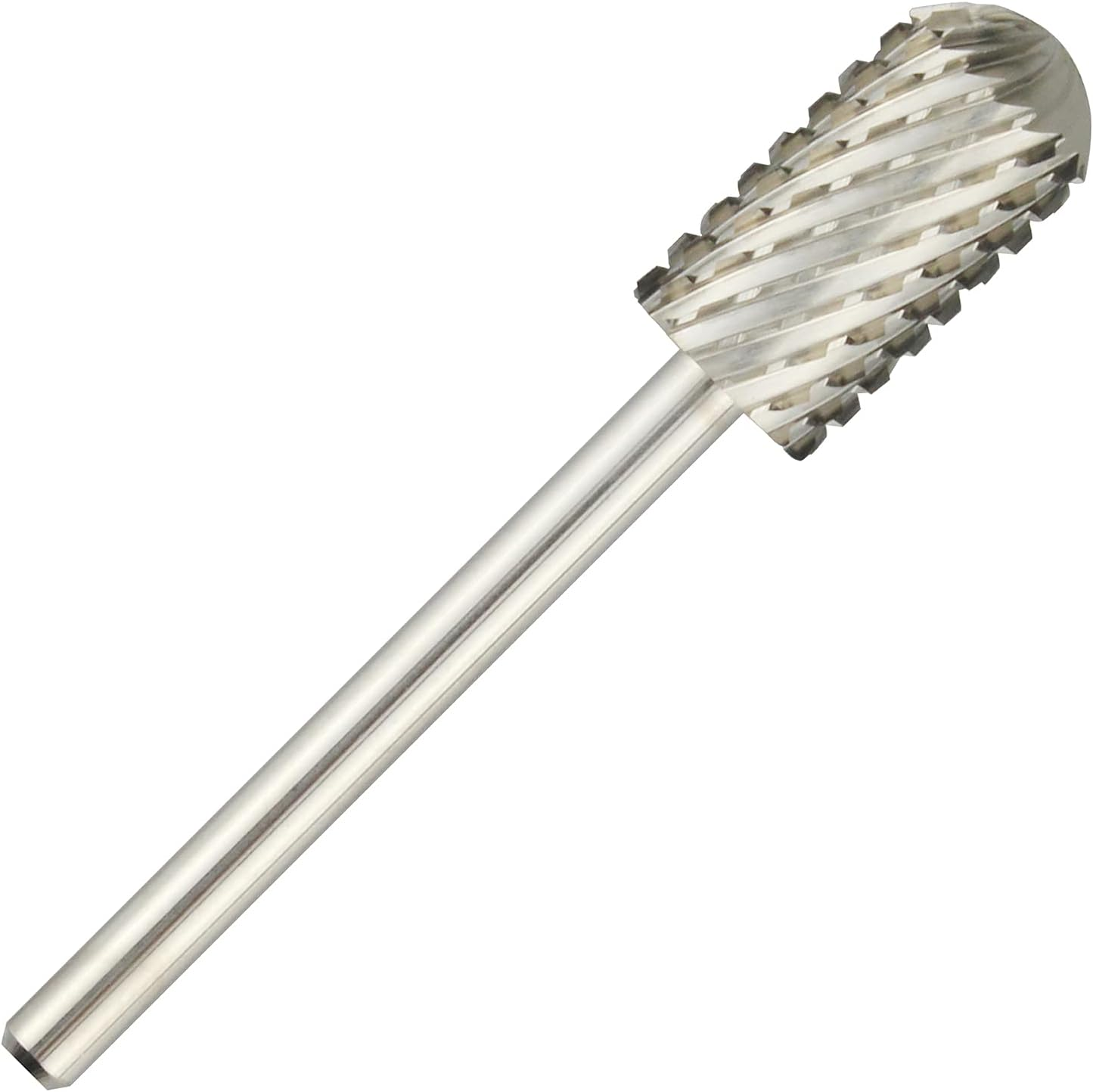 C & I Rounded Top Nail Drill, Large Barrel Edition, E-File Head for Nail File Machines, Design for Quick Remove Gel Nails (Double Coarse - 2XC) image number 1