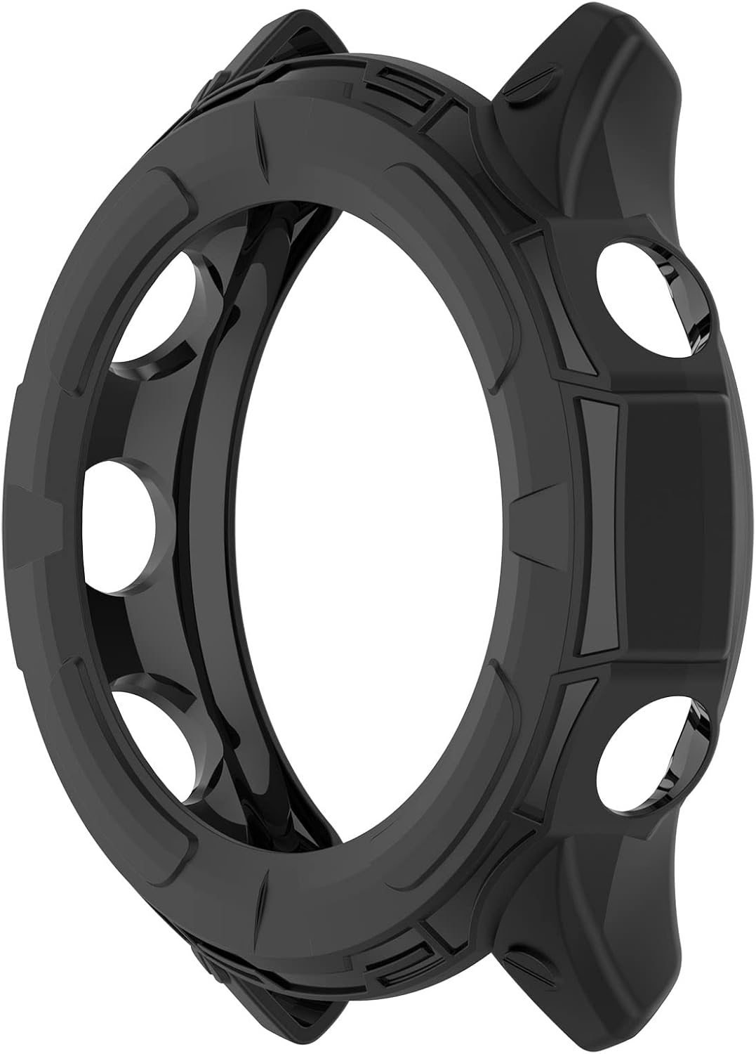 Intended for Garmin Forerunner 955 Case Soft TPU Protector Cover Anti-Scratch Bumper Shock-Proof Bezel Protective Shell Intended for Garmin Forerunner 955 Case Cover (Black&Blue&White)