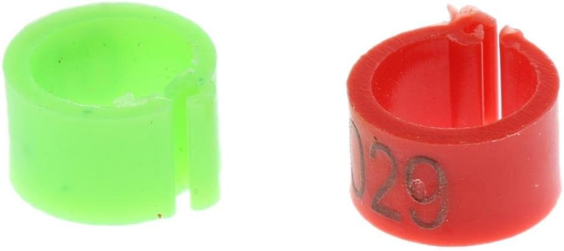 Fenteer 50 Pcs Parrot Bands, Parrot Electronic Foot Bands Tag Training S image number 1