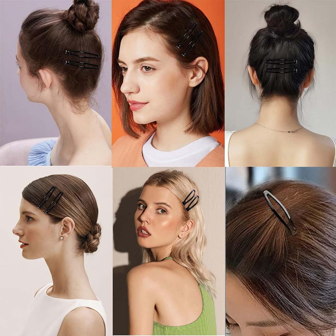 Large Metal Hair Clips, Non-Slip for Women and Girls, with Stove Varnish, Pack of 12 Hair Clips, Hair Clips, Women'S Hair Clip image number 2