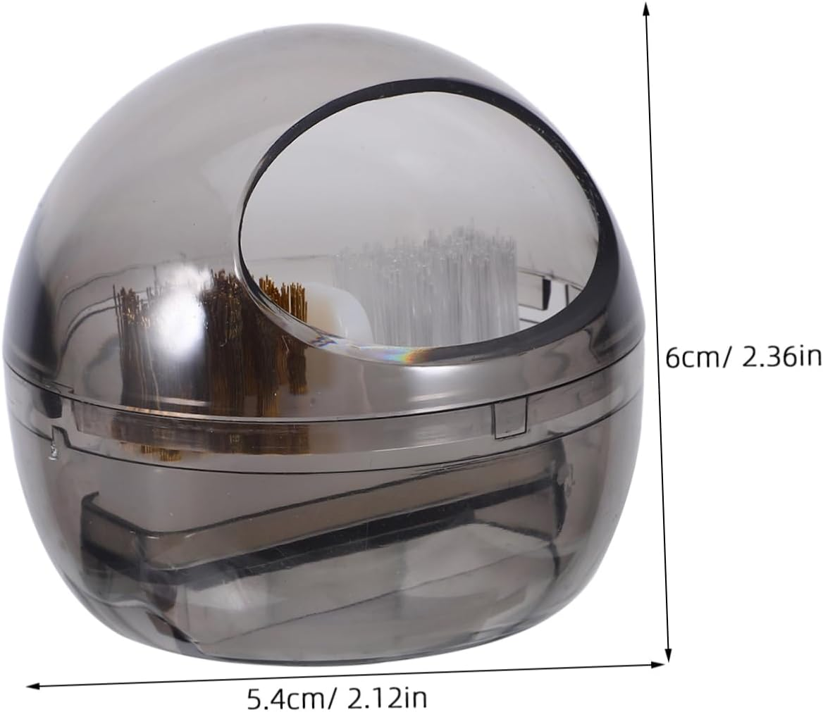 CALLARON Nail Tool Cleaner Brush with Dual Purpose and Bristles Protective Case for Nail Drill Bit Cleaning Compatibility for Professional image number 3