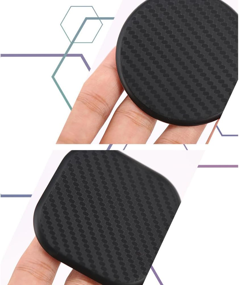 Garneck 4PCS CAR Coaster - 4PCS Universal Non-Slip Cup Holders Embedded in Ornaments Coaster - Silicone Car Coasters Car Interior Accessories - Cup Mat for Vehicle Car Accessories image number 4