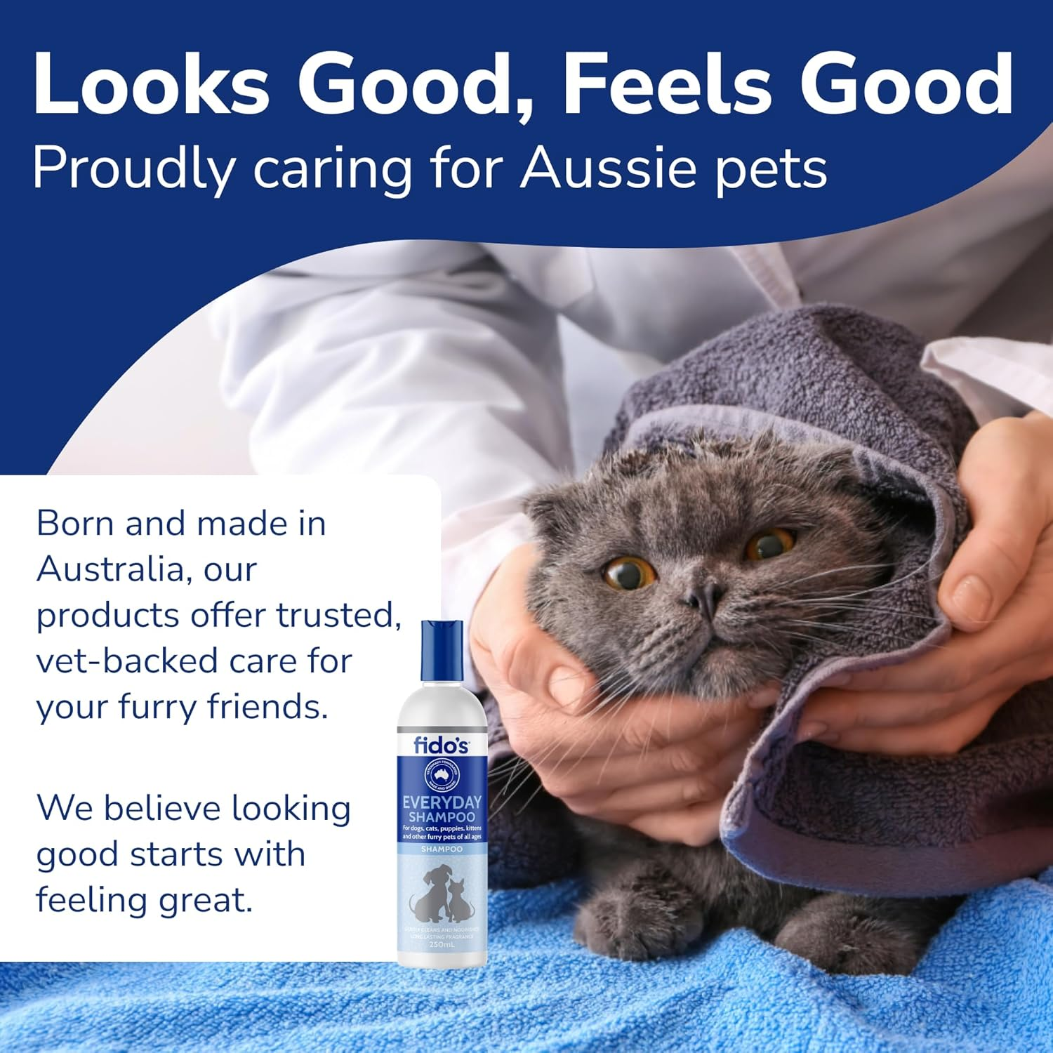 Fido&rsquo;S Oatmeal Shampoo 250Ml, Gentle and Soothing Formula with Oatmeal Extract, Ideal for Sensitive and Dry Skin, Cleanses and Nourishes Coats of Dogs, Cats, Puppies and Kittens image number 3