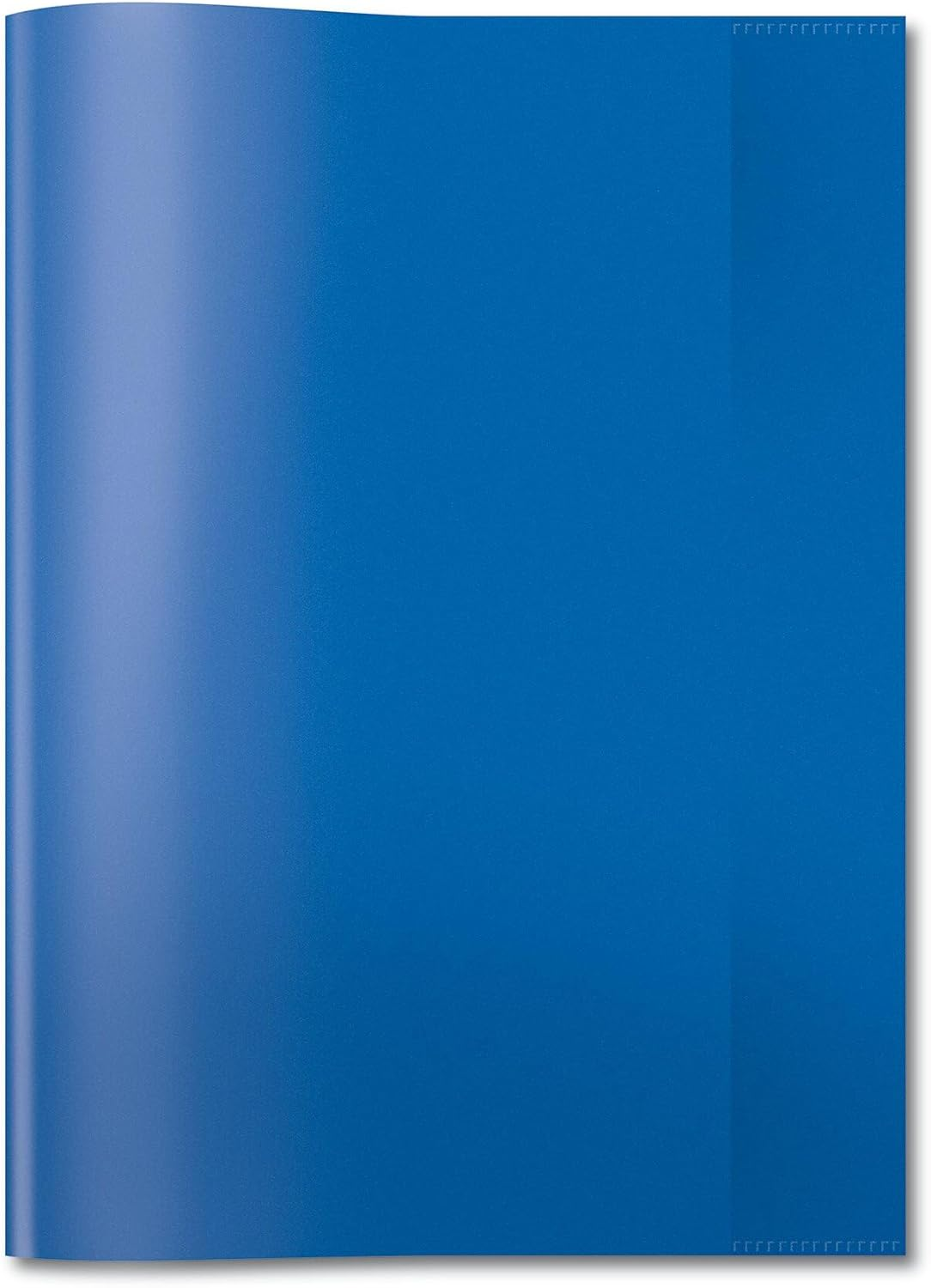 HERMA Clear Exercise Book Cover A5 Landscape, Made of Wipeable and Sturdy Plastic, Slip on Cover Jackets for School, Transparent, 19899