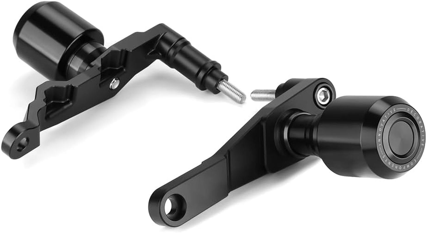 Modeer Motorcycle Frame Sliders Compatible with Hon&Da CB650R / E-Clutch 2024 2025 | CBR650R / E-Clutch 2024 2025 Falling Protector Crash Pads Cb Cbr 650 R Accessories (Black) - Blue image number 5