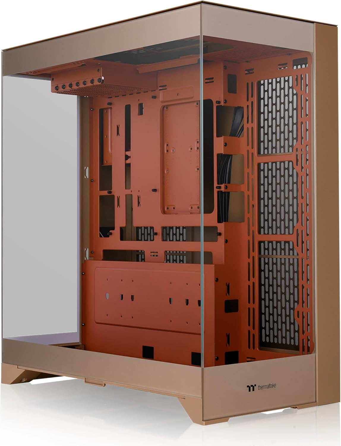 Thermaltake CTE E550 Tempered Glass Dual Chamber Mid Tower Case Matcha Green Edition (Supports Hidden Connector M/B), CA-1Z8-00MEWN-00