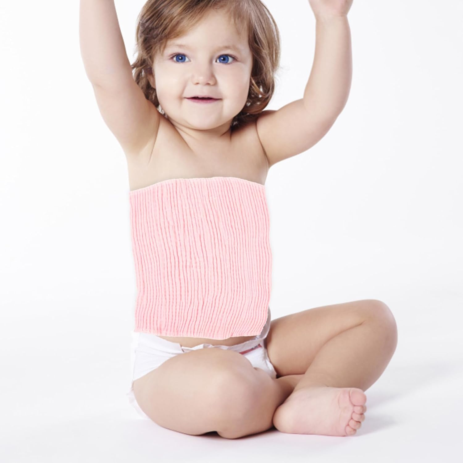 Ibasenice 5Pcs Navel Circumference Support Boy Girl Belly Band Wrap for Newborn Clothes Supplies image number 4