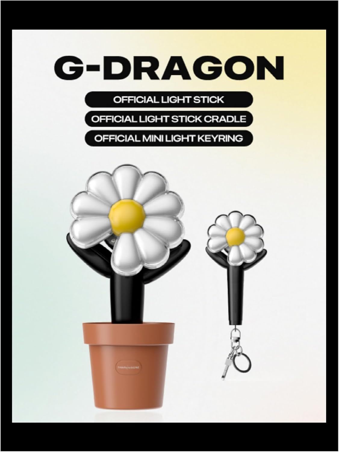 BIGBANG G-DRAGON Peaceminusone Official Light Stick MD with Tracking Sealed (Cradle Version) image number 5