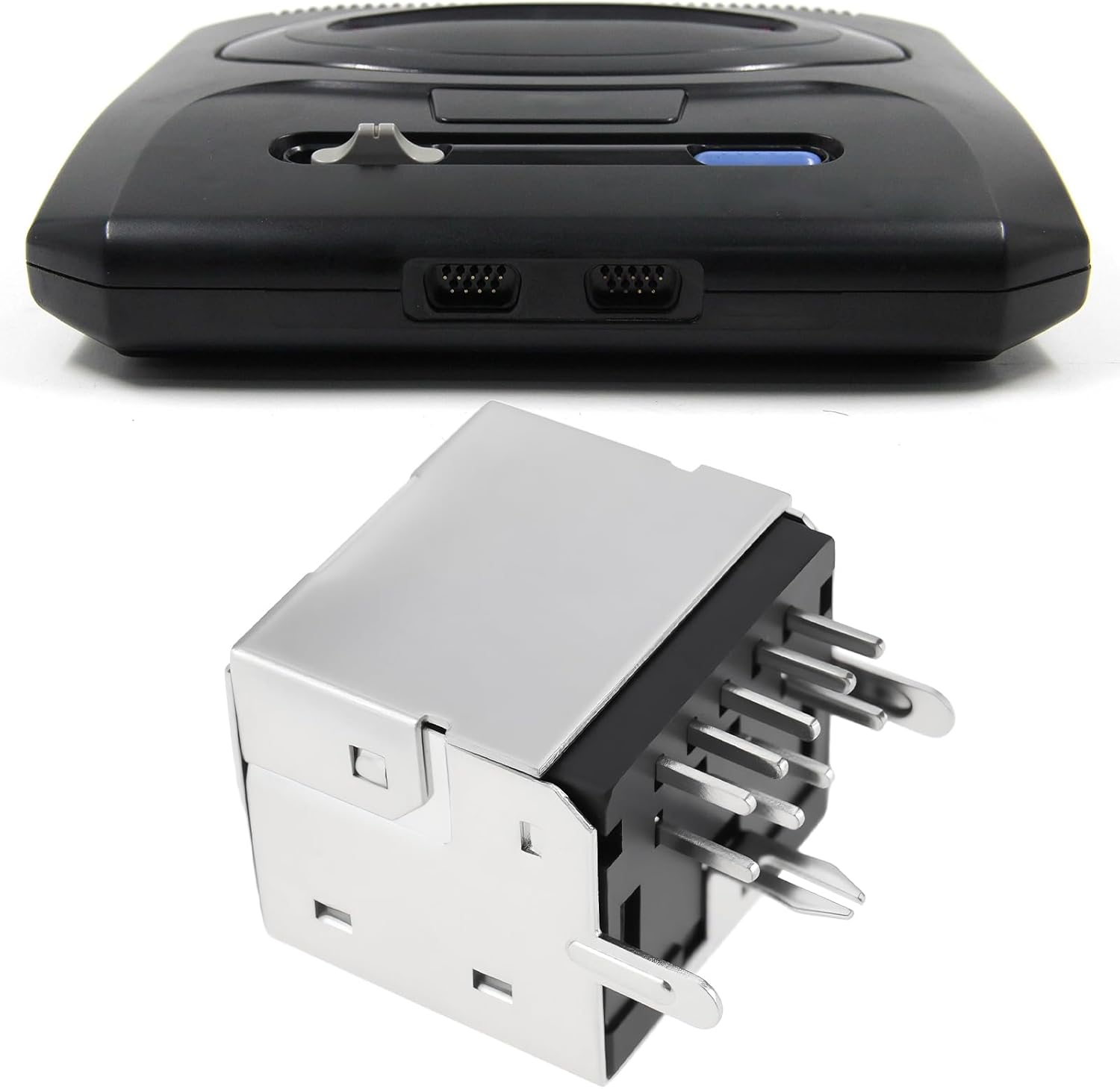 OTOTEC 4Pcs 9 Pin Mini DIN Socket Connector Compatible with Sega Mega Drive 2 image number 2