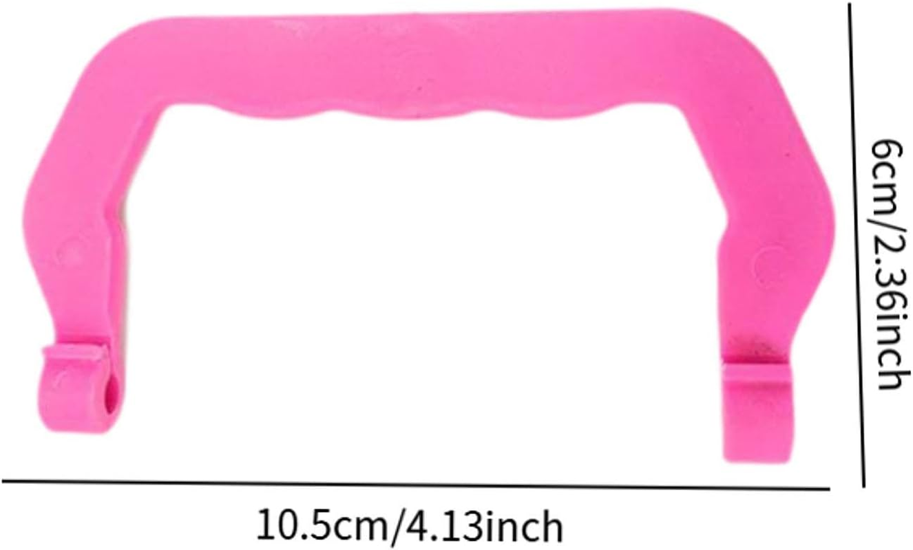 Replacement Cage Handles, 6 Pieces, Replacement Handles for Portable Pet Cages, Heavy Duty Handles for Carrying Cages, Pink image number 3