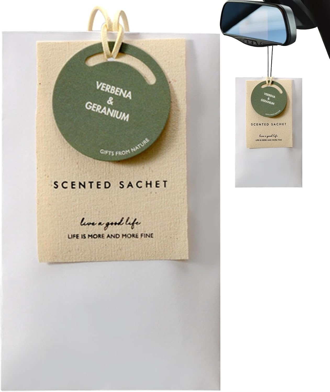 Scented Sachet Packet - Safe Natural Fragrance Sachet Bags - Long-Lasting Air Freshener Bags Sachet Bags for Toilet Shoebox New Bag image number 2