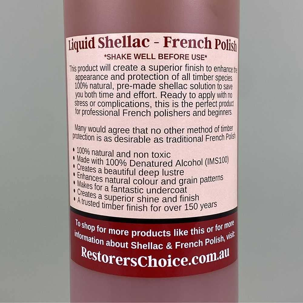 Dewaxed Shellac Ready to Use French Polish 1 Litre, Dewaxed Platina image number 2