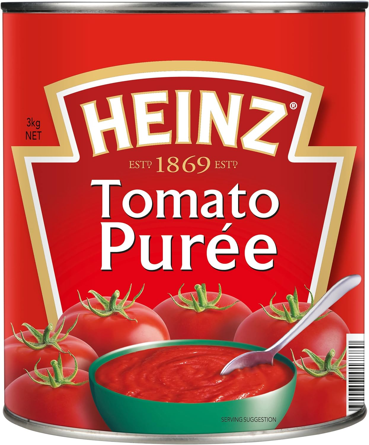 Heinz Tomato Puree Canned Paste Puree Paste Catering Bulk Can 3Kg image number 1