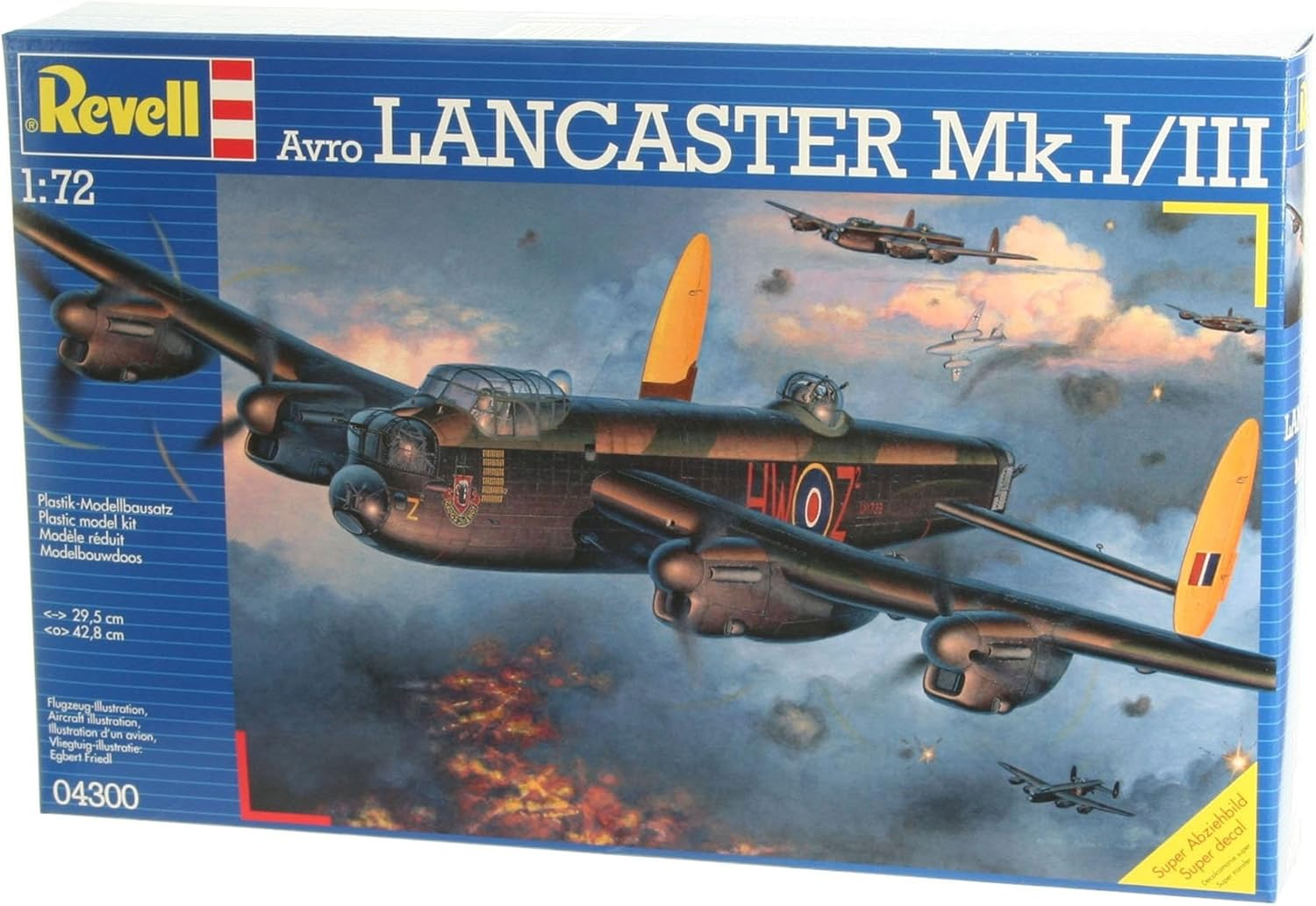 Revell Avro Lancaster MKI/II 1:72 Scale Model Kit -Plastic Model Kit image number 4
